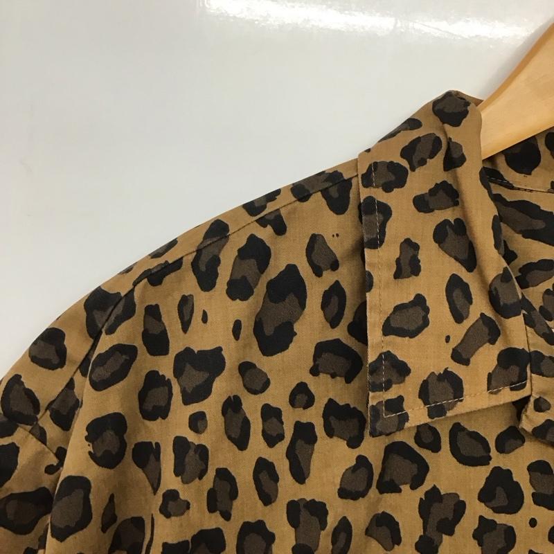 ディッキーズ Dickies シャツ、ブラウス 半袖 半袖シャツ プリントシャツ ポケットシャツ L ヒョウ柄・レオパード柄 マルチカラー / マルチカラー /  メンズ USED 古着 中古 10142621