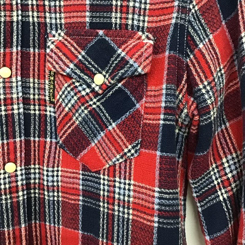 ハリウッドランチマーケット HOLLYWOOD RANCH MARKET シャツ、ブラウス 長袖 長袖シャツ カラーシャツ ポケットシャツ 長袖カットソー チェックシャツ 1 チェック マルチカラー / マルチカラー /  メンズ USED 古着 中古 10117646