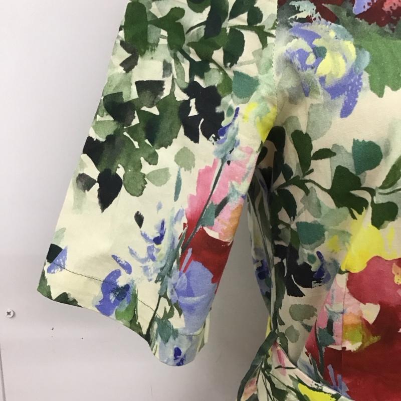 ザラ ZARA ワンピース ロングスカート 2313 717 330 半袖 ボートネック XS 花柄 マルチカラー / マルチカラー /  レディース USED 古着 中古 10111060