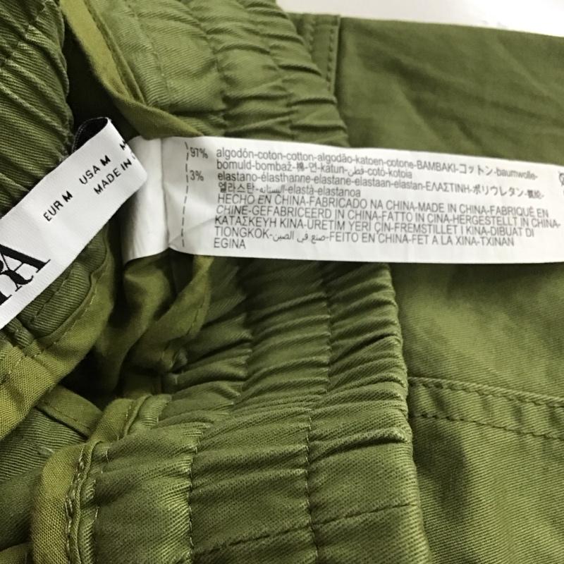 ザラ ZARA パンツ ワークパンツ、ペインターパンツ ミリタリーパンツ ワイドパンツ カジュアルパンツ カーゴパンツ M 無地 カーキ / カーキ /  メンズ USED 古着 中古 10137463