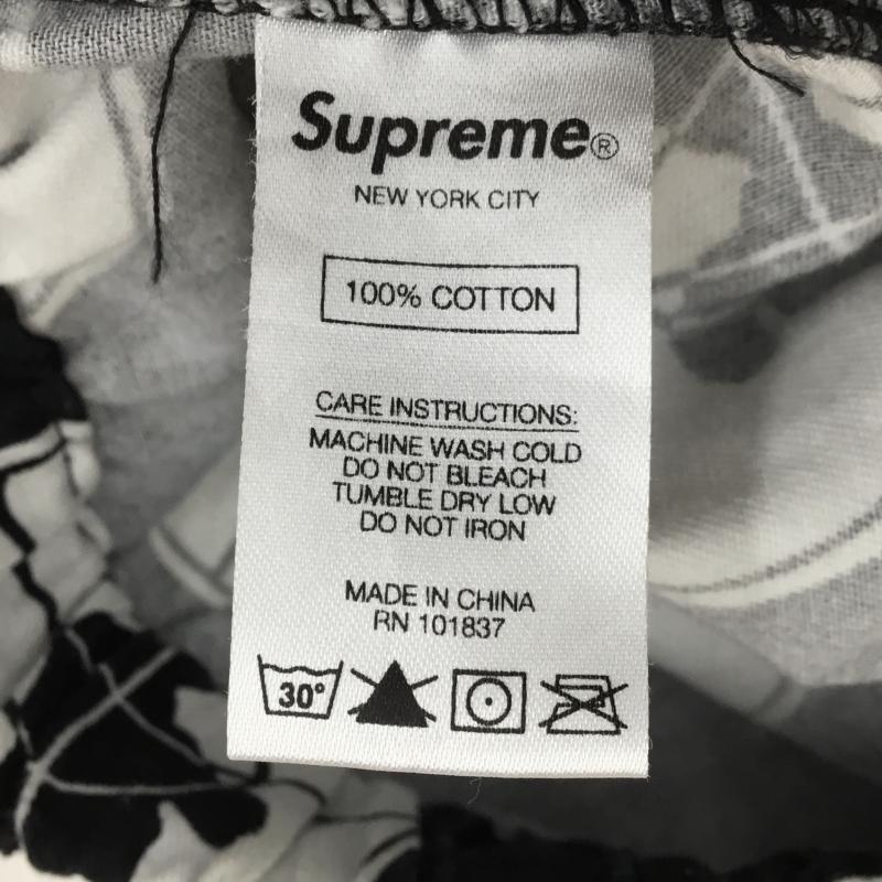 シュプリーム Supreme パンツ ワークパンツ、ペインターパンツ Supreme UNDERCOVER シュプリーム　アンダーカバー　18SS　Public　Enemy L 総柄 黒 / ブラック / X 白 / ホワイト /  メンズ USED 古着 中古 10120970