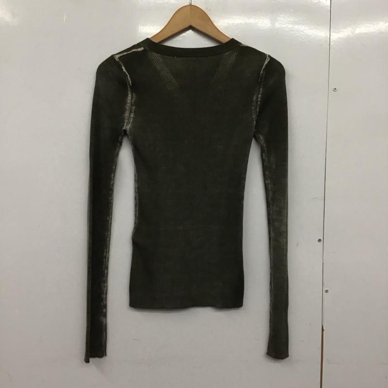 ディーゼル DIESEL ニット、セーター 長袖 S 無地 カーキ / カーキ /  レディース USED 古着 中古 10148626