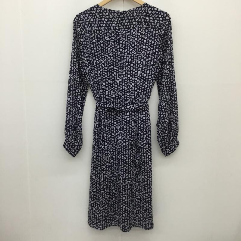 ユーズドクロージング used clothes ワンピース ひざ丈スカート kay me ケイミー M 花柄 紺 / ネイビー / X 白 / ホワイト /  レディース USED 古着 中古 10115039