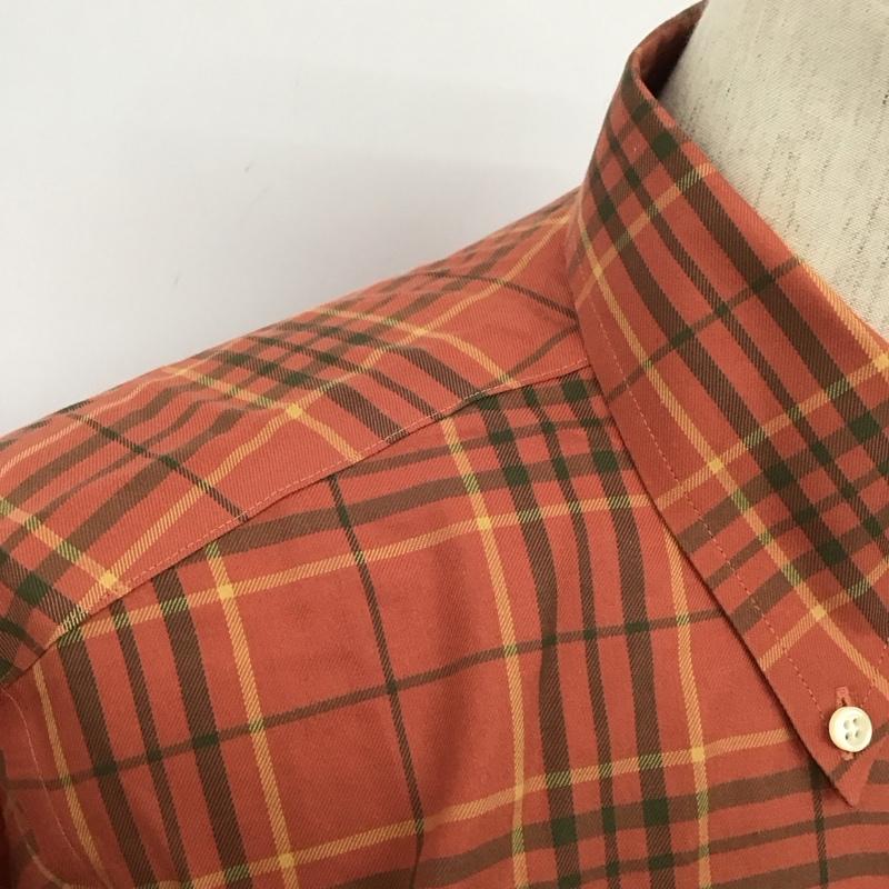 ブルックスブラザーズ BROOKS BROTHERS シャツ、ブラウス 長袖 ボタンダウンシャツ M チェック マルチカラー / マルチカラー /  メンズ USED 古着 中古 10111379