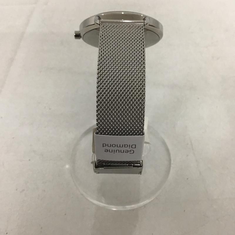 スカーゲン SKAGEN 腕時計 アナログ（クォーツ式） SKW2738 箱有 ロゴ、文字 銀 / シルバー / X 紺 / ネイビー /  レディース USED 古着 中古 10134352