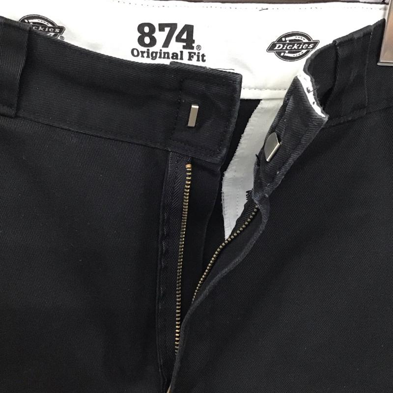 ディッキーズ Dickies パンツ ワークパンツ、ペインターパンツ ワークパンツ ワイドパンツ カジュアルパンツ 32インチ 無地 黒 / ブラック /  メンズ USED 古着 中古 10137362