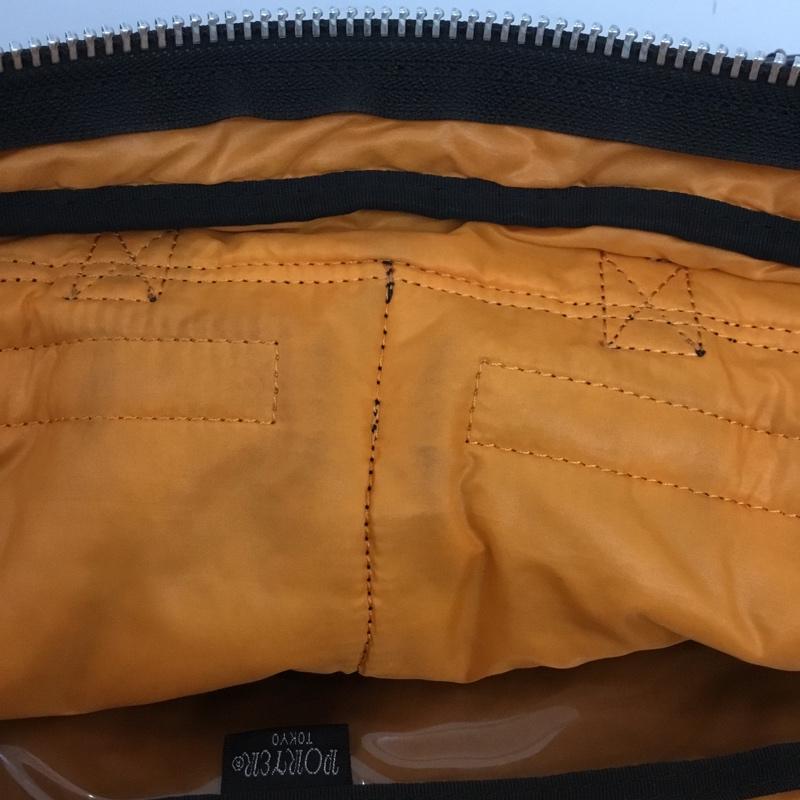 ポーター PORTER ブリーフケース、書類かばん ブリーフケース、書類かばん タンカー 2WAY BRIEFCASE ビジネスバッグ ロゴ、文字 黒 / ブラック /  メンズ USED 古着 中古 10140208
