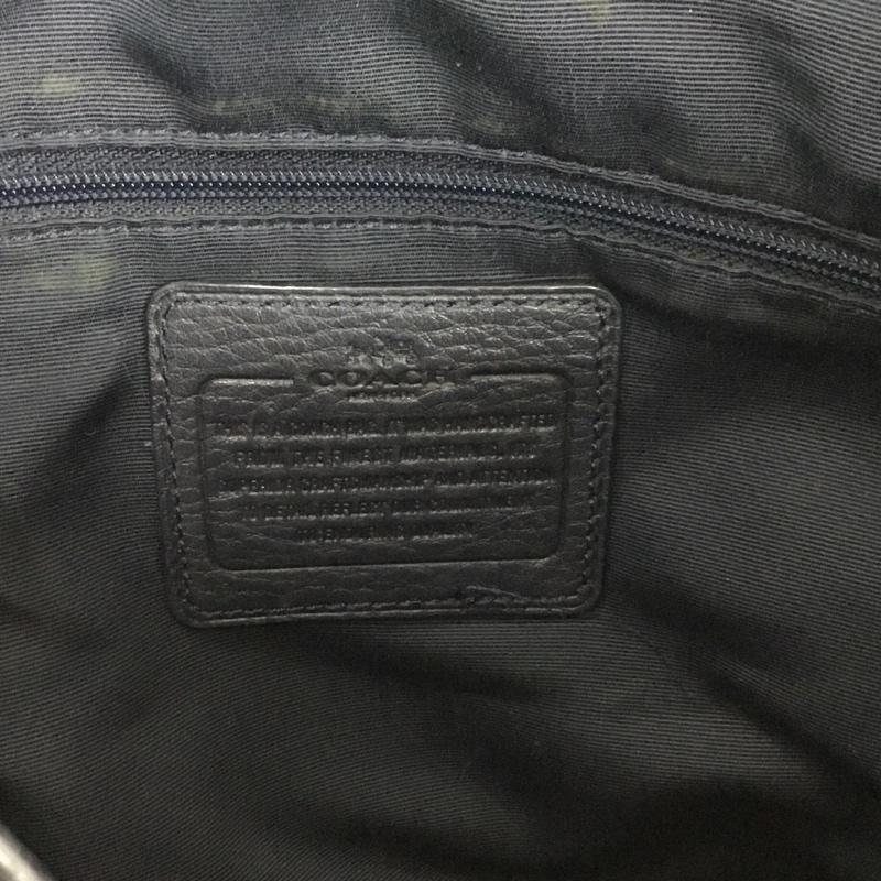 コーチ COACH トートバッグ トートバッグ F35723 レザー ロゴ、文字 紺 / ネイビー /  レディース USED 古着 中古 10141873