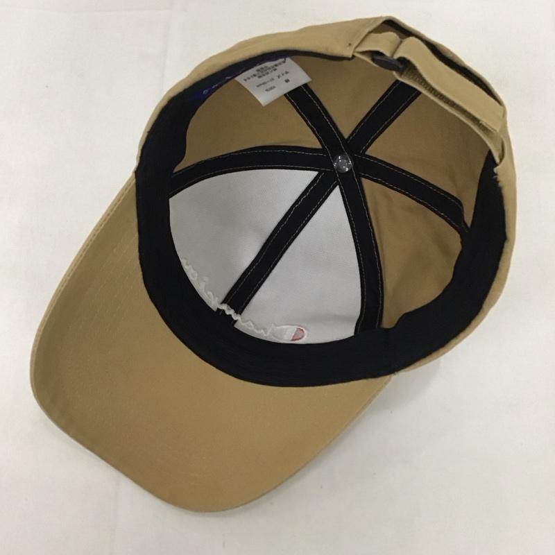 チャンピオン Champion 帽子 キャップ 181-0600 コットン ロゴ、文字 ベージュ / ベージュ /  メンズ USED 古着 中古 10135135