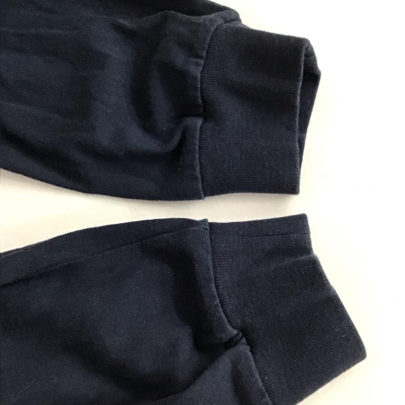 チャンピオン Champion Tシャツ 長袖 C8-Q407 バックロゴ ロンT クルーネック XL ロゴ、文字 紺 / ネイビー /  メンズ USED 古着 中古 10131337