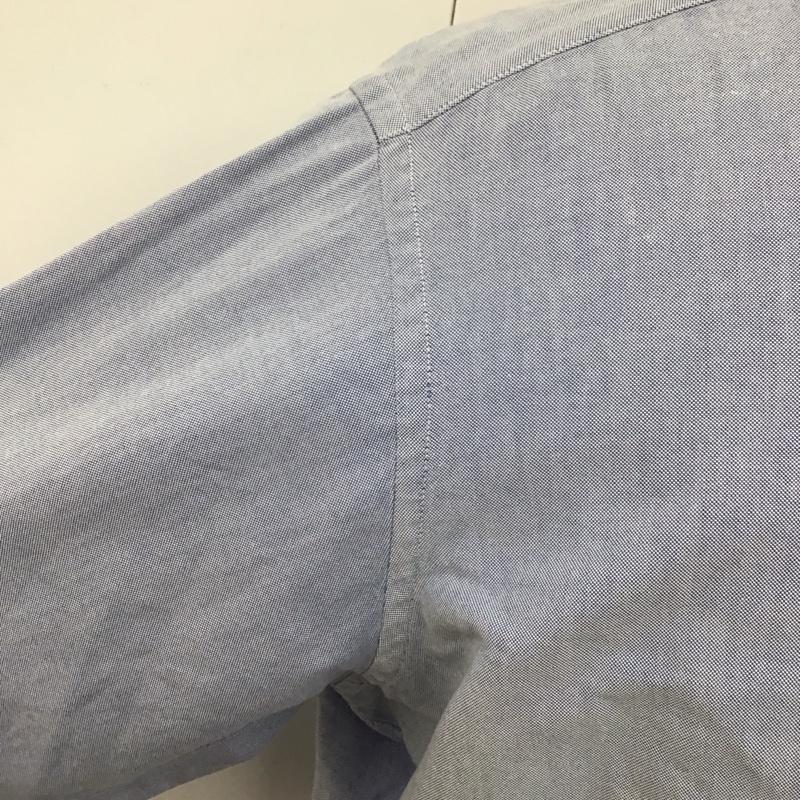 ブルックスブラザーズ BROOKS BROTHERS シャツ、ブラウス 長袖 長袖シャツ カラーシャツ ポケットシャツ 長袖カットソー 無地 水色 / ライトブルー /  メンズ USED 古着 中古 10118290