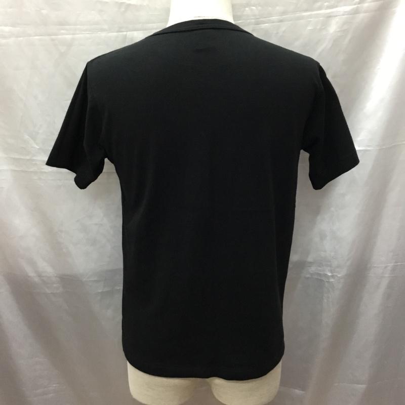 ラッセルアスレティック Russell Athletic Tシャツ 半袖 クルーネック 胸ポケット S 無地 黒 / ブラック /  メンズ USED 古着 中古 10115532