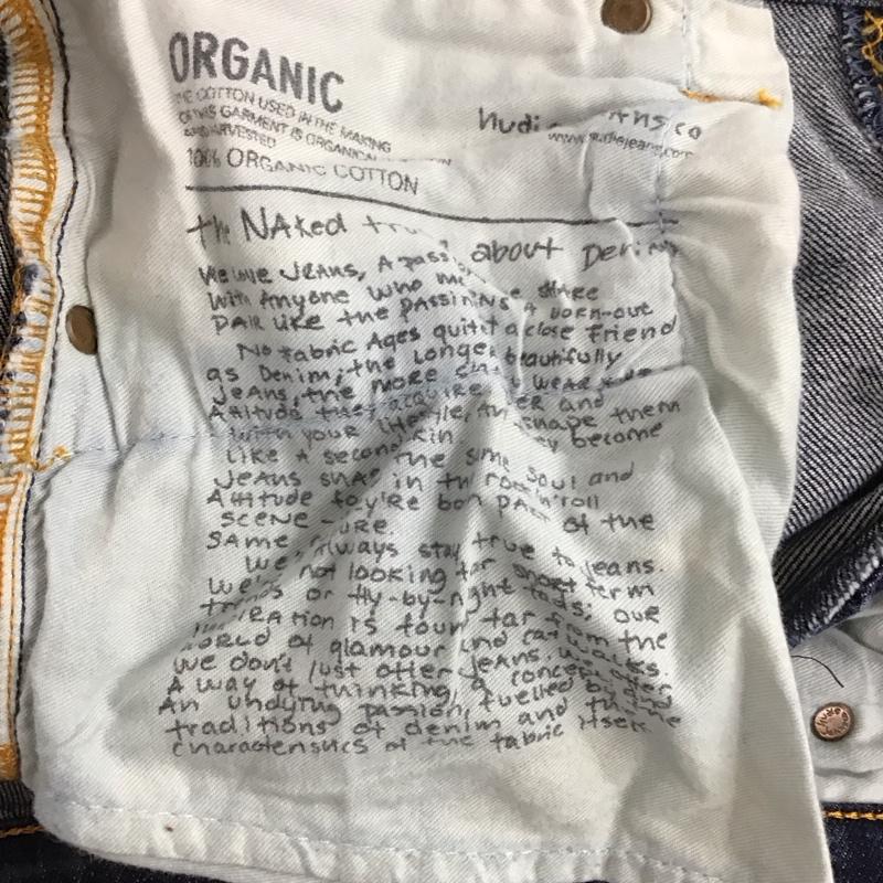 ヌーディージーンズ Nudie Jeans パンツ デニム、ジーンズ デニムパンツ スリムパンツ ジーンズ 27インチ 無地 インディゴ / インディゴ /  メンズ USED 古着 中古 10124025