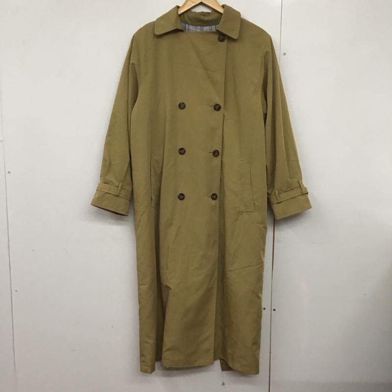 スライ SLY コート トレンチコート 030BSY30-0290 オーバートレンチロングコート FREE 無地 ベージュ / ベージュ /  レディース USED 古着 中古 10143082
