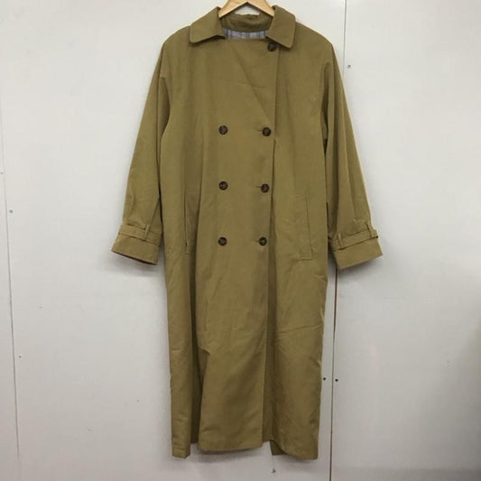 スライ SLY コート トレンチコート 030BSY30-0290 オーバートレンチロングコート FREE 無地 ベージュ / ベージュ /  レディース USED 古着 中古 10143082