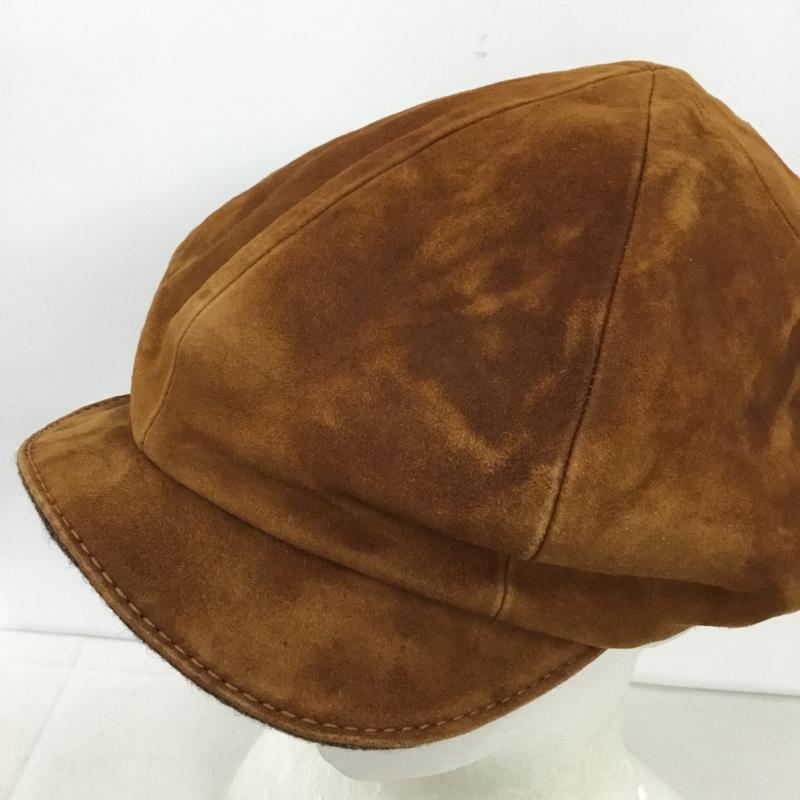 ゲンテン genten 帽子 キャップ dan genten キャスケット 無地 茶 / ブラウン /  メンズ USED 古着 中古 10143663