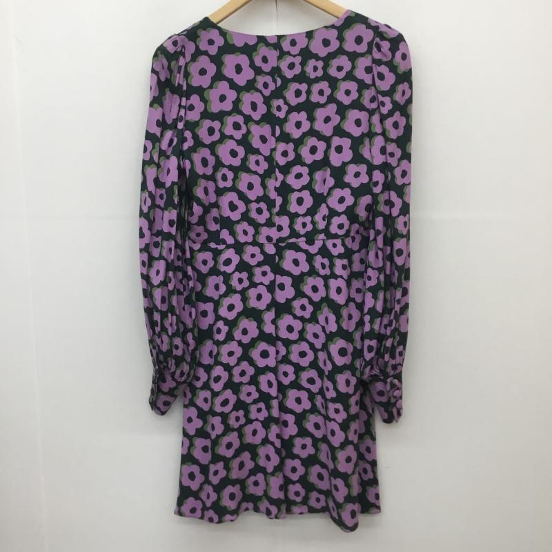 ケイトスペード Kate Spade ワンピース ひざ丈スカート 0 花柄 緑 / グリーン /  レディース USED 古着 中古 10106160