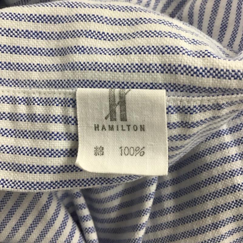 ポロバイラルフローレン Polo by RALPH LAUREN シャツ、ブラウス 半袖 半袖シャツ プリントシャツ ポケットシャツ L ロゴ、文字 白 / ホワイト / X 水色 / ライトブルー /  メンズ USED 古着 中古 10141244