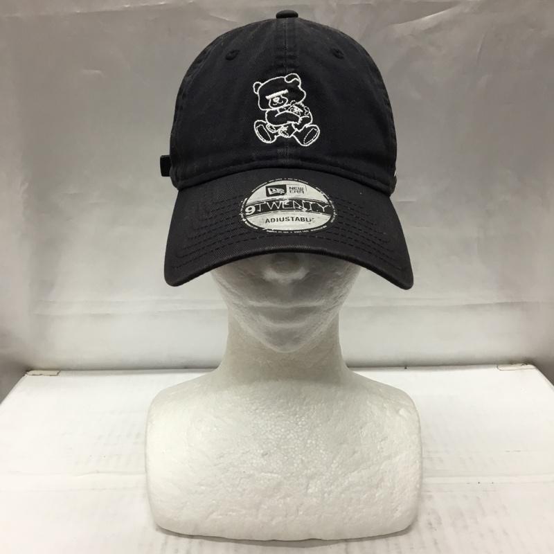アンダーカバー UNDERCOVER 帽子 キャップ NEW ERA BEAR 9TWENTY ワンポイント 紺 / ネイビー /  メンズ USED 古着 中古 10109752