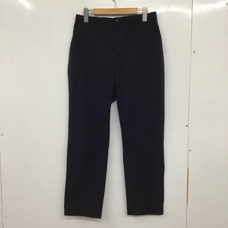 シップスカラーズ SHIPS COLORS パンツ スラックス スラックスパンツ ワイドパンツ ストレッチパンツ M 無地 紺 / ネイビー /  メンズ USED 古着 中古 10137657