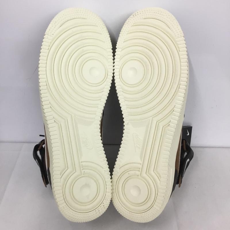 ナイキ NIKE スニーカー スニーカー DQ8766 001 AIR FORCE 1 MID 07 LX 27.5cm 箱有 27.5cm ロゴ、文字 黒 / ブラック / X 茶 / ブラウン /  メンズ USED 古着 中古 10139941