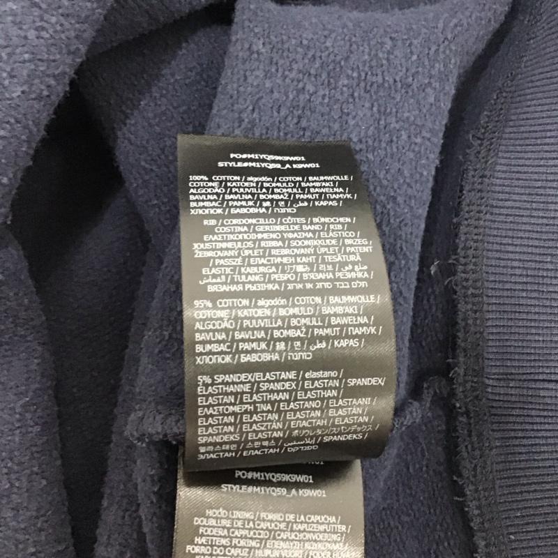 ゲス Guess パーカー 長袖 長袖パーカー プルオーバーパーカー スウェット XL ロゴ、文字 紺 / ネイビー /  メンズ USED 古着 中古 10137052