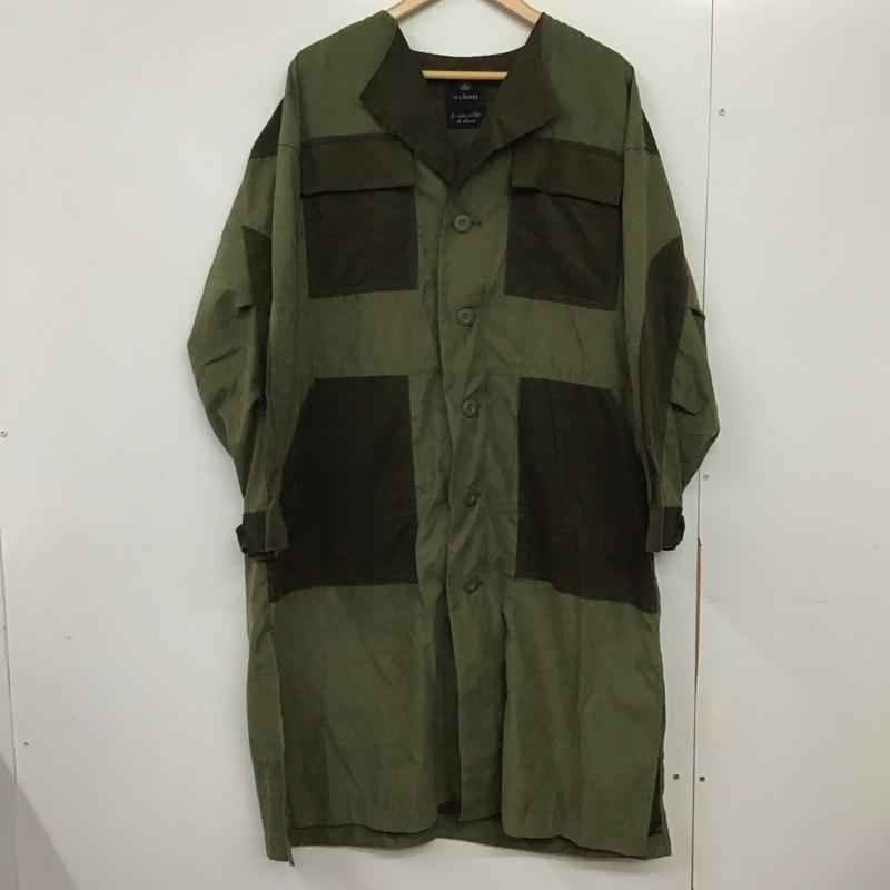 ダブルクローゼット w closet コート コート一般 FREE 無地 カーキ / カーキ /  レディース USED 古着 中古 10145037