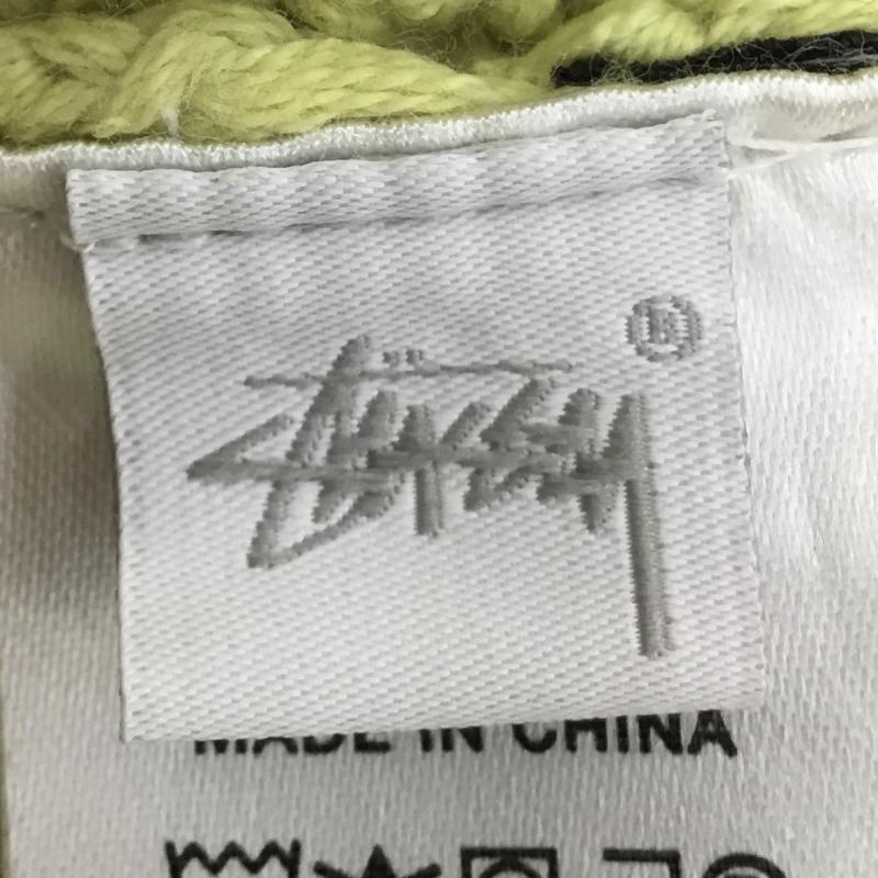 ステューシー STUSSY ニット、セーター 長袖 PIGMENT DYED LOOSE GAUGE SWEAT M グラデーション 黄 / イエロー /  メンズ USED 古着 中古 10122740