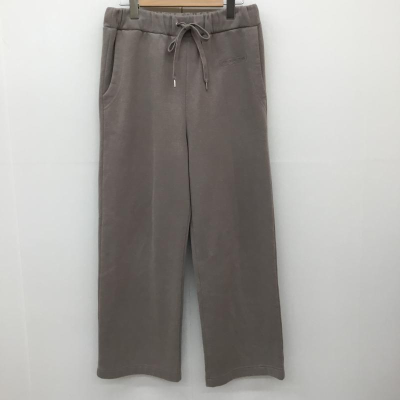 ジェラートピケ gelato pique パンツ サルエルパンツ スウェットパンツ FREE 無地 茶 / ブラウン /  レディース USED 古着 中古 10139787