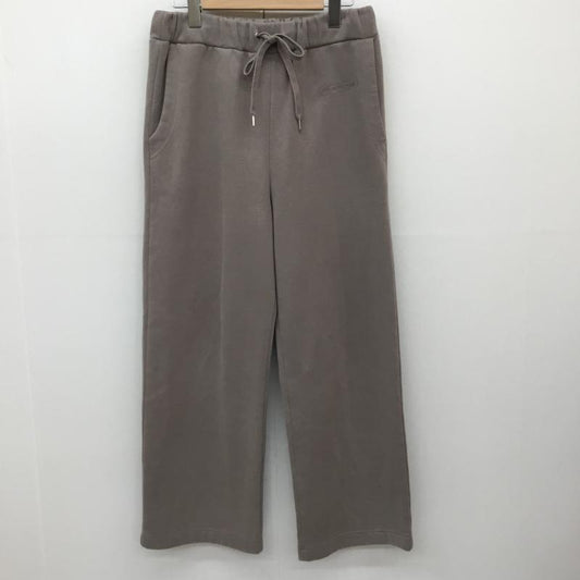 ジェラートピケ gelato pique パンツ サルエルパンツ スウェットパンツ FREE 無地 茶 / ブラウン /  レディース USED 古着 中古 10139787