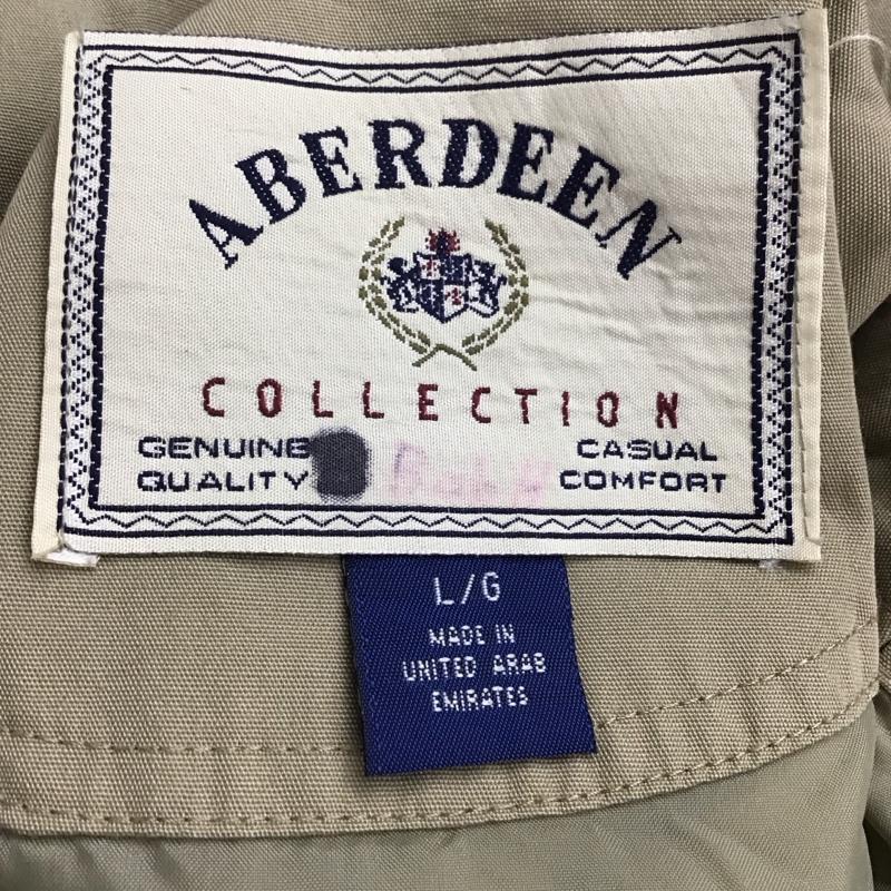古着 USED ジャケット、上着 ジャケット、ブレザー ジップアップジャケット ノーカラージャケット アウター L 無地 ベージュ / ベージュ /  メンズ USED 古着 中古 10123951