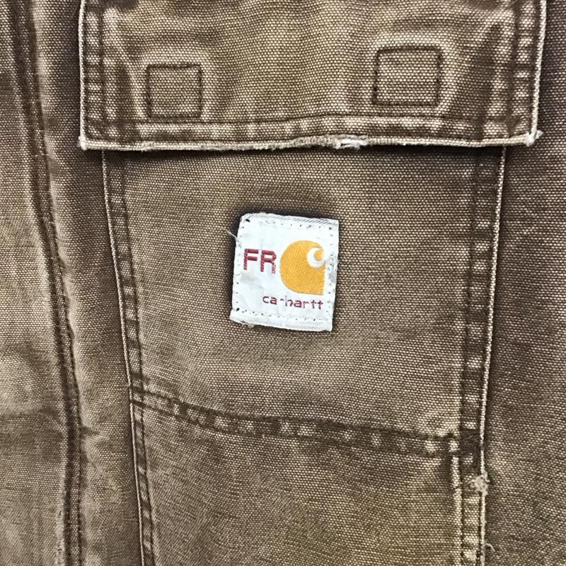 カーハート Carhartt ジャケット、上着 ジャンパー、ブルゾン XXL ロゴ、文字 茶 / ブラウン /  メンズ USED 古着 中古 10140990