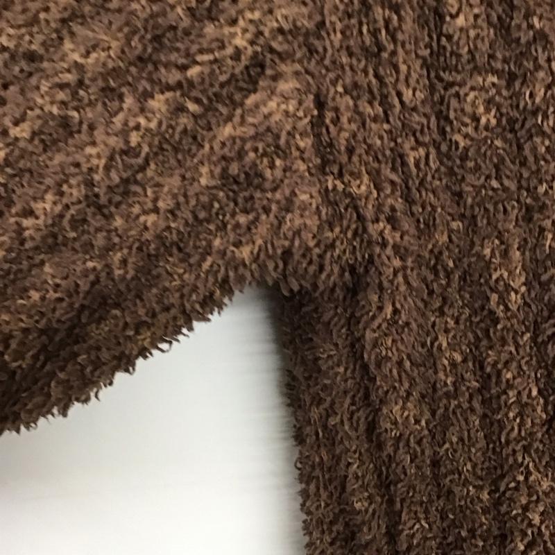 ジェラートピケ gelato pique ニット、セーター 長袖 PWNT241056 ベビモコメランジリブプルオーバー パジャマ ルームウェア ONE SIZE 無地 茶 / ブラウン /  レディース USED 古着 中古 10142249