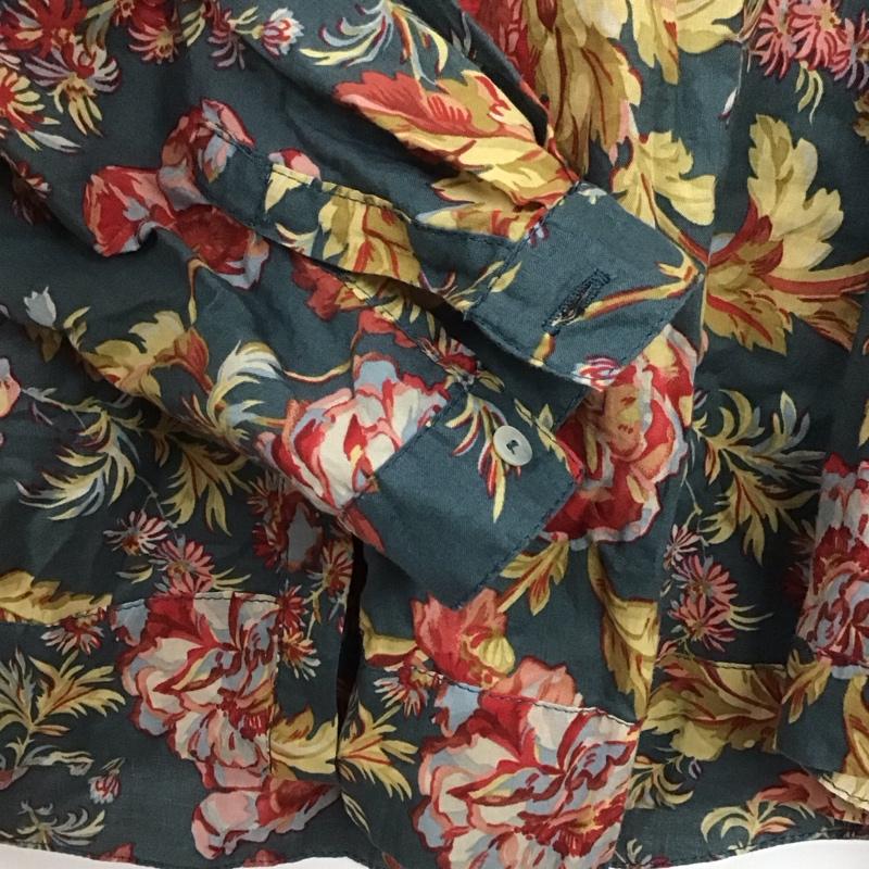 ザラ ZARA シャツ、ブラウス 長袖 L 総柄 マルチカラー / マルチカラー /  レディース USED 古着 中古 10144249
