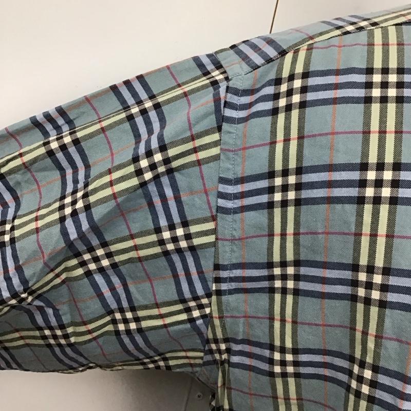 バーバリーロンドン Burberry London シャツ、ブラウス 長袖 長袖シャツ カラーシャツ ポケットシャツ 長袖カットソー チェックシャツ M チェック マルチカラー / マルチカラー /  メンズ USED 古着 中古 10119019