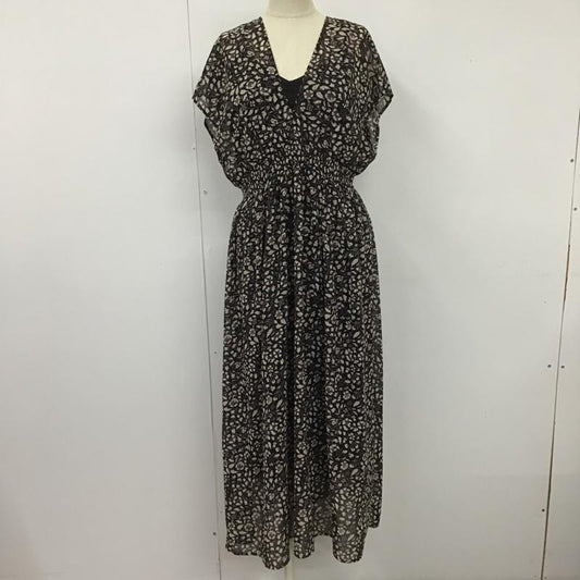 フリークスストア FREAK S STORE ワンピース ロングスカート 192-31122 ジョーゼット花柄ノースリーブワンピース ロングワンピース フレアスカート FREE 総柄 白 / ホワイト / X 黒 / ブラック /  レディース USED 古着 中古 10105942