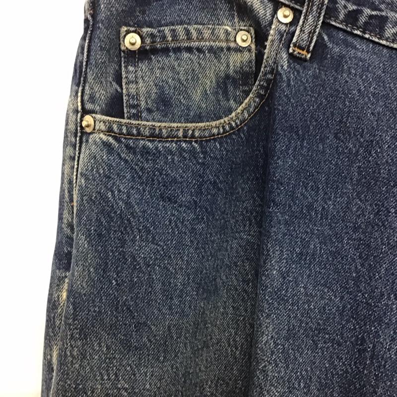 ダブルアールエル RRL パンツ デニム、ジーンズ デニムパンツ ワイドパンツ カジュアルパンツ 無地 インディゴ / インディゴ /  メンズ USED 古着 中古 10143461