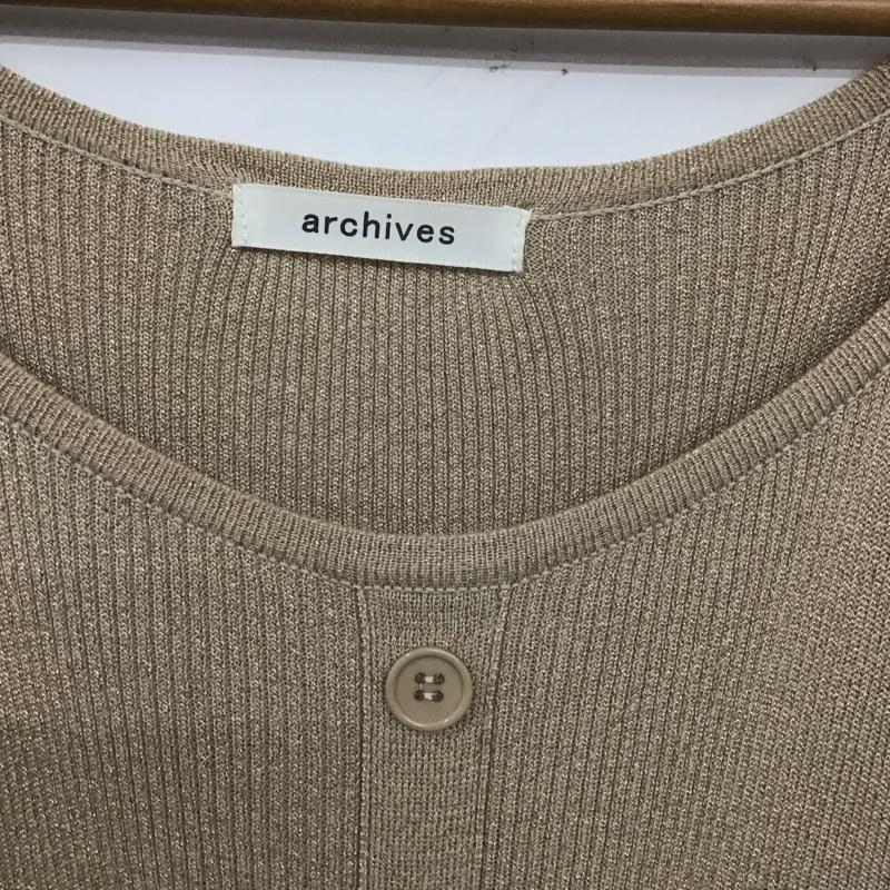 アルシーヴ archives ワンピース ロングスカート FREE 無地 ベージュ / ベージュ /  レディース USED 古着 中古 10124809