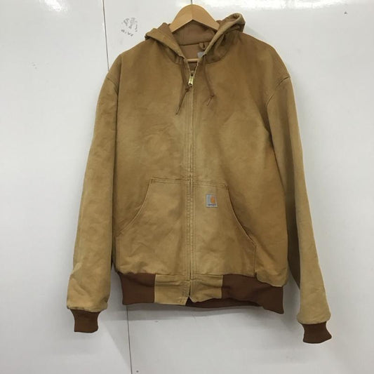 カーハート Carhartt ジャケット、上着 ジャンパー、ブルゾン ジップアップジャケット パーカージャケット アウター M ロゴ、文字 ベージュ / ベージュ /  メンズ USED 古着 中古 10129083