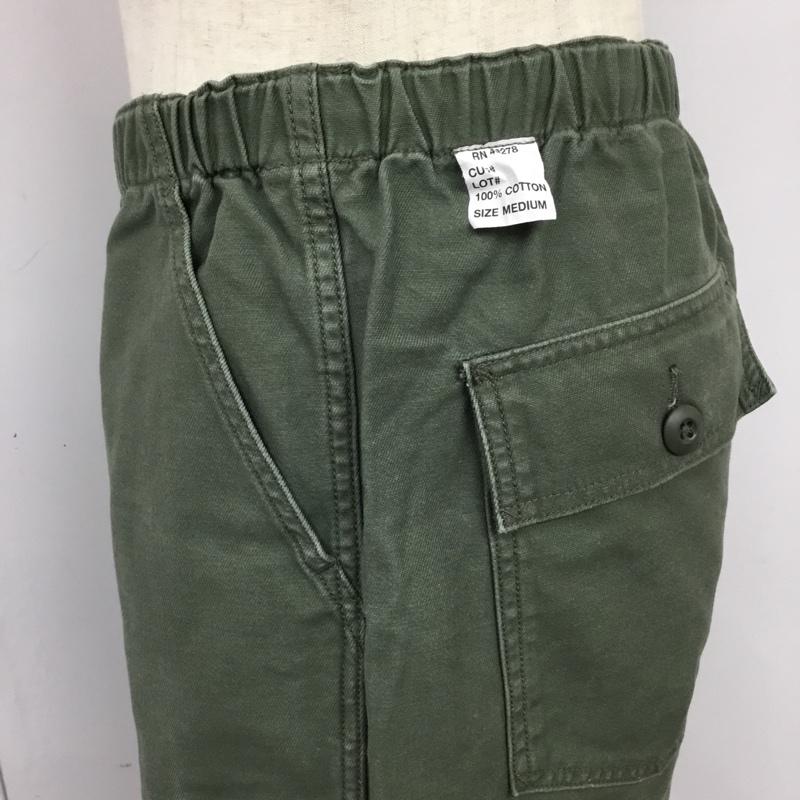 ガンホー GUNG HO パンツ ワークパンツ、ペインターパンツ ベイカーイージーパンツ 49278 M 無地 カーキ / カーキ /  メンズ USED 古着 中古 10119856