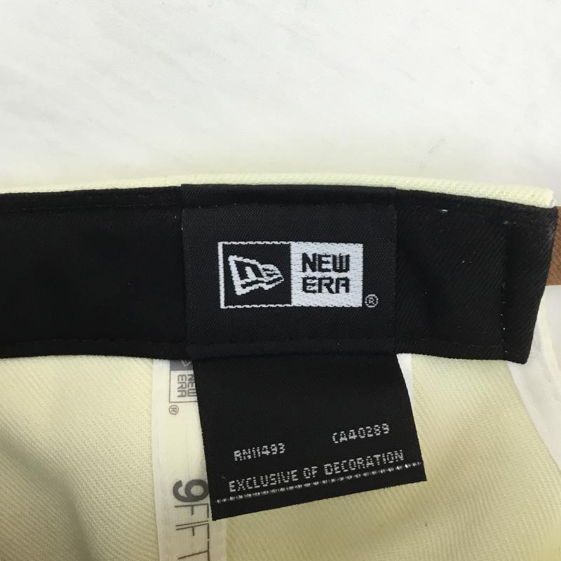 ニューエラ NEW ERA 帽子 キャップ ニューヨークヤンキース ロゴ、文字 アイボリー / アイボリー / X 紺 / ネイビー /  メンズ USED 古着 中古 10129684