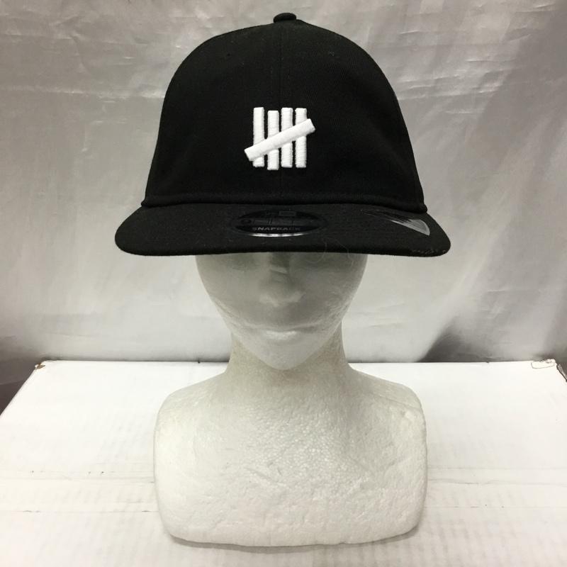 ニューエラ NEW ERA 帽子 キャップ UNDEFEATED 9FIFTY タグ付き 刺繍 黒 / ブラック /  メンズ USED 古着 中古 10119115