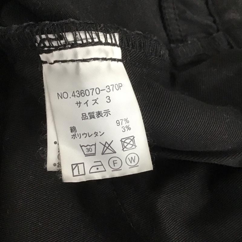 ノーアイディ NO ID. パンツ デニム、ジーンズ 436070-370p Cストレッチスキニーパンツ デニムパンツ ジーンズ スリムパンツ 3 無地 黒 / ブラック /  メンズ USED 古着 中古 10106549