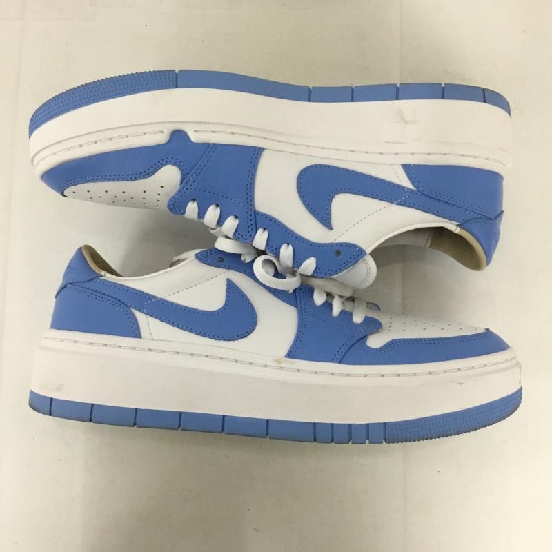 ナイキ NIKE スニーカー スニーカー DQ3698-141 WMNS AIR JORDAN 1 ELEVATE LOW 28.5cm 28.5cm ワンポイント 白 / ホワイト / X 水色 / ライトブルー /  メンズ USED 古着 中古 10129544
