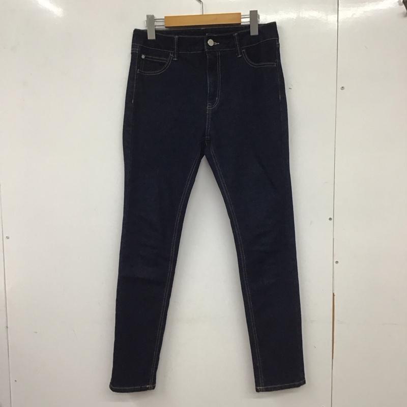 オペークドットクリップ OPAQUE.CLIP パンツ デニム、ジーンズ L 無地 インディゴ / インディゴ /  レディース USED 古着 中古 10140247