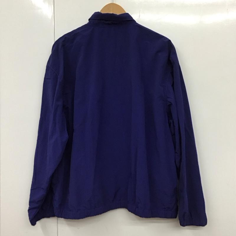 ポロバイラルフローレン Polo by RALPH LAUREN ジャケット、上着 ジャンパー、ブルゾン ジップアップジャケット スタンドカラー アウター L ロゴ、文字 青 / ブルー /  メンズ USED 古着 中古 10130361