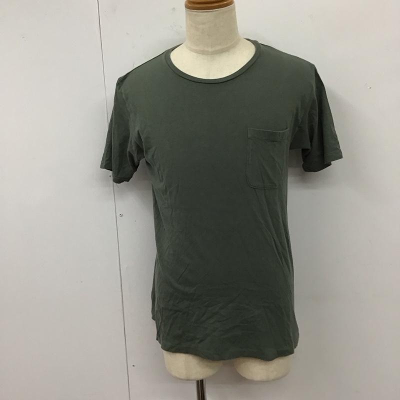 スタンダード カリフォルニア STANDARD CALIFORNIA Tシャツ 半袖 クルーネック 胸ポケット M 無地 カーキ / カーキ /  メンズ USED 古着 中古 10118122