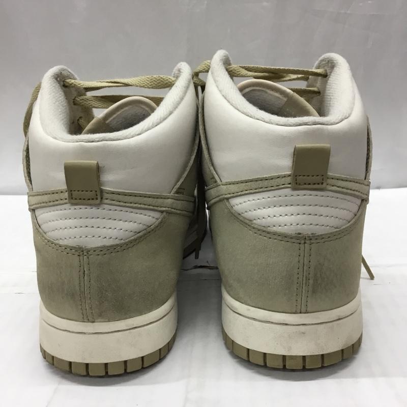 ナイキ NIKE スニーカー スニーカー DQ7679-001 DUNK HI RETRO PRM 27cm 27.0cm ロゴ、文字 ベージュ / ベージュ / X オフホワイト / オフホワイト /  メンズ USED 古着 中古 10119891