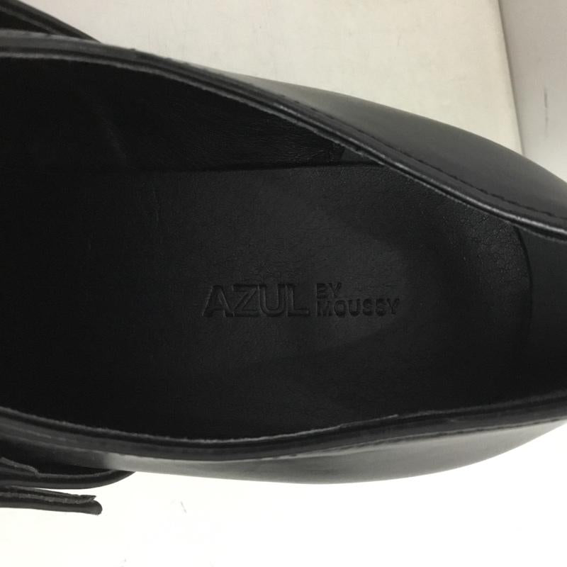 アズールバイマウジー AZUL BY MOUSSY ローファー ローファー 厚底ローファー ヒール M 無地 黒 / ブラック /  レディース USED 古着 中古 10151278