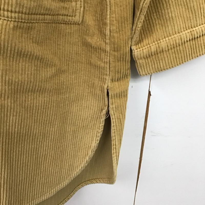 ザラティーアールエフ ZARA TRF ジャケット、上着 ジャケット、ブレザー コーデュロイジャケット カジュアルジャケット アウター S 無地 ベージュ / ベージュ /  メンズ USED 古着 中古 10143114